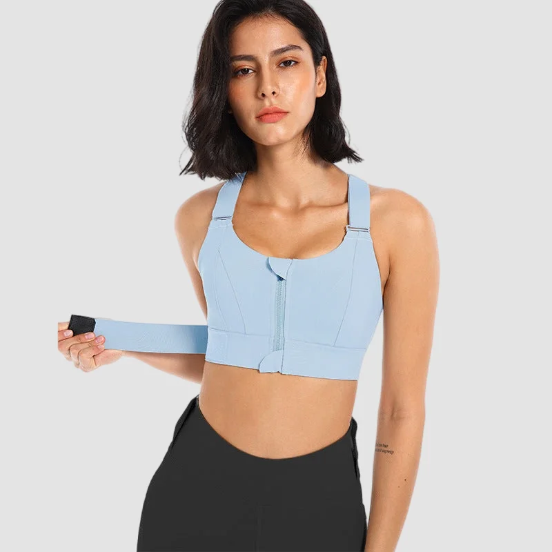 Non-Chafing Sports Underwear for Women Clara | Sport-BH mit Frontreißverschluss